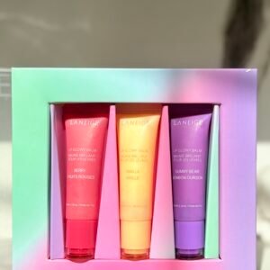 laneige lip glowy balm trio pack of 3 set