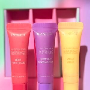 laneige lip glowy balm trio pack of 3 set