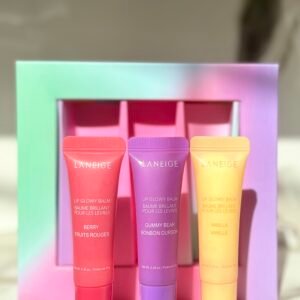 laneige lip glowy balm trio pack of 3 set